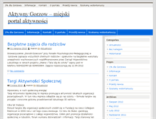 Tablet Screenshot of aktywnygorzow.org